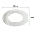 thumbnail image 1 of Washer Ring Gasket Replacement Fitting Part Plug Cap Pop Up Basin Accessory Adapter Bathtub Sink Easy To Install, 1 of 5