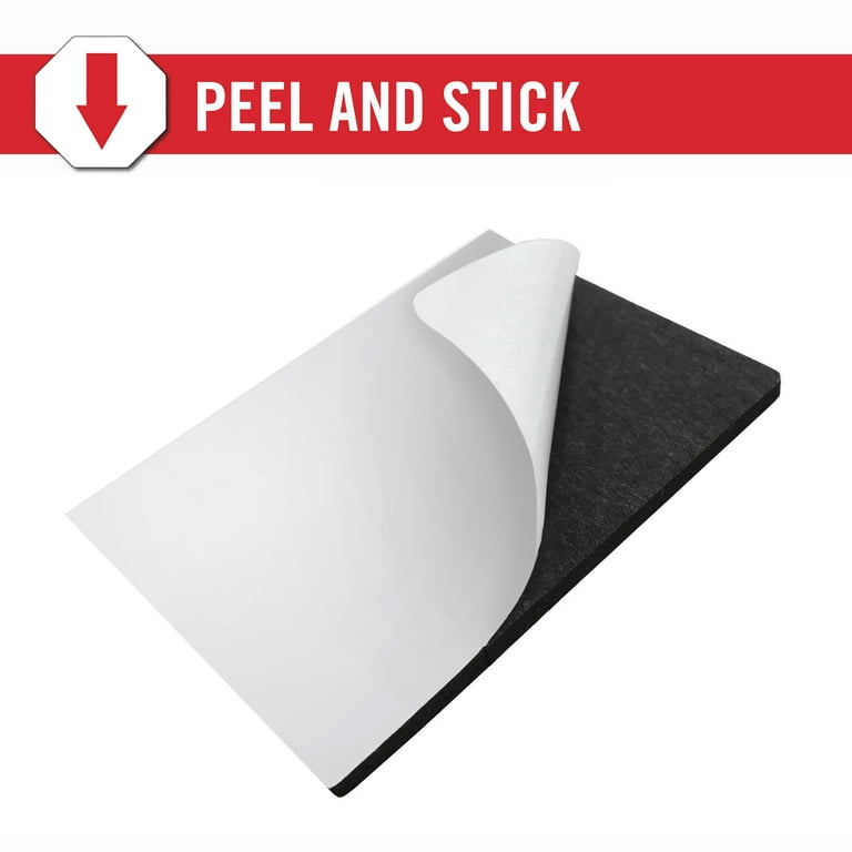 Super Sliders anti-skid rubber gripper pads for furniture and décor, prevents sliding on hard surfaces – 2-pack, Black