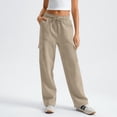 thumbnail image 2 of Resicozy Cargo Sweatpants for Women 2026 Baggy High Waisted Joggers Sweat Pants Athletic Pants with Pockets Khaki 2XL, 2 of 5