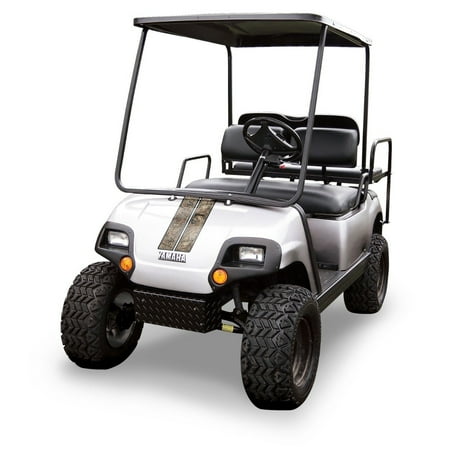 Mossy Oak Camo Logo Double Rally Stripe - UTV / Golf Cart - Duck Blind