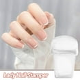 thumbnail image 2 of Happydeer Lady Nail Stamper Exquisite Silicone Transparent Easy to Clean Nail Stamper Scraper Set Nail Beauty Tool, 2 of 13