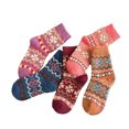 thumbnail image 1 of IDEANATEGRATE 5 Pares Calcetines De Para Mujer De Con Y Poliéster Cómodos Y, 1 of 8