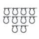 thumbnail image 1 of 10x hebillas de , grillete de cadena, llave Chian hecha a mano, aleación de Zinc, aro de Metal, bloqueo, anillos en D, grillete de arco para Argén, 1 of 8