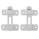 thumbnail image 3 of 2 cerraduras de acero inoxidable para puertas corredizas, hebillas gruesas para cercos., 3 of 5