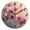 Pink Peach Blossoms, variant on Dailycode Round Wall Clock Battery Operated Silent Non-Ticking Hanging Clock 10" Steamship Sailing on Sea