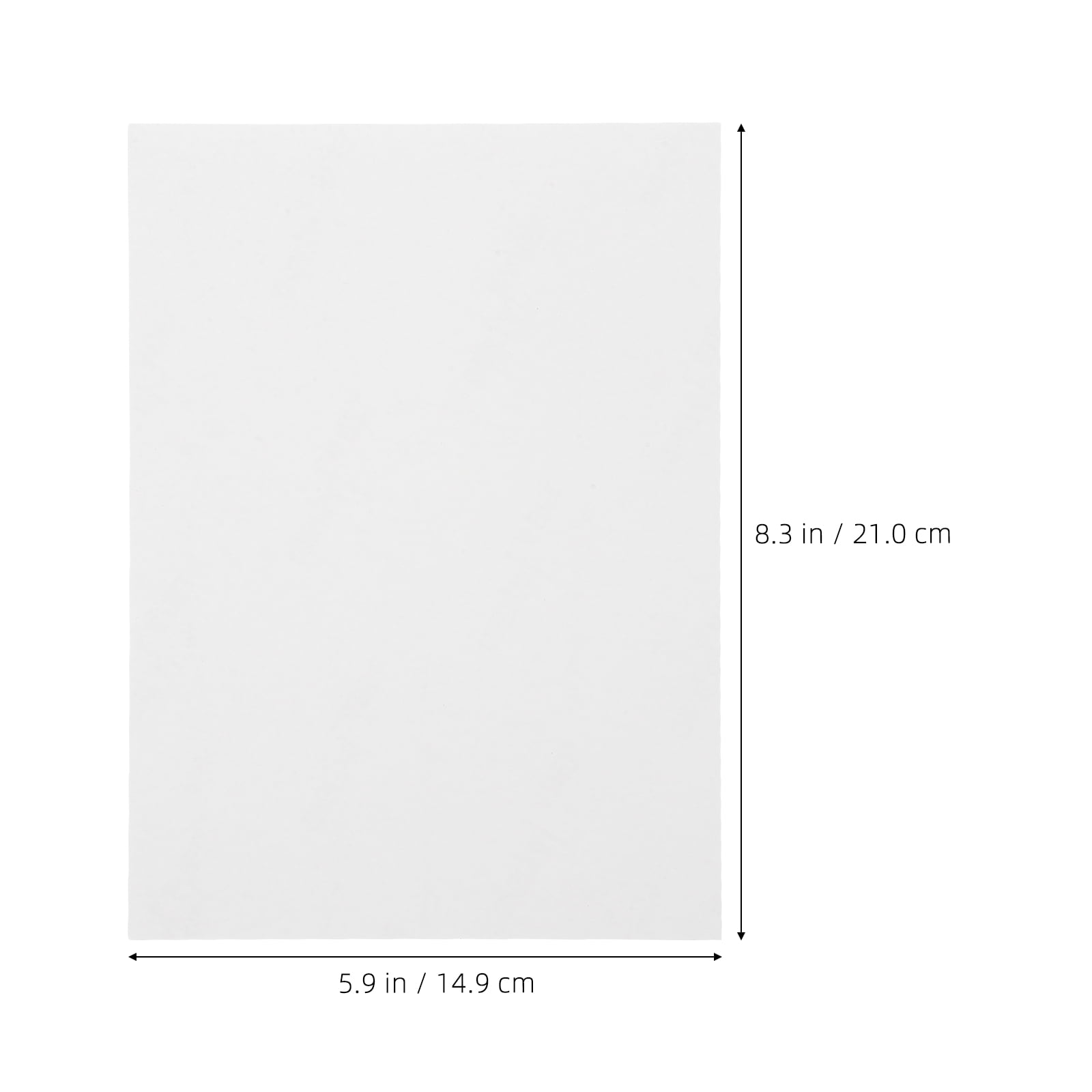 HONMEET 150Pcs Large White Writable Sticky Labels Adhesive Paper for Address Inventory and Storage