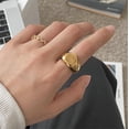 thumbnail image 4 of Women Love Ring Stainless Steel Band Gold Plated For Her, 4 of 5