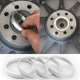thumbnail image 4 of Kenally Paquete de 4 anillos de cubo de rueda de coche, espaciador de aleación de aluminio, piezas de repuesto Vehículos, repuestos y accesorios Mis, 4 of 6