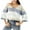 Gray, variant on Timegard 3/4 Sleeve Tops for Women Striped V Neck Color Block Pullover Sweater Fall Winter Loose Knit Tops