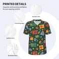 thumbnail image 5 of Rocae Christmas Gift for Breathable Men's Baseball T-Shirt Fashionable Casual Baseball Jersey, Moisture-wicking Sportswear 4X-Large, 5 of 9