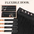 thumbnail image 4 of Extensiones de cabello Halo S-noilite, 100% cabello humano real, 55 g/30 cm, 4 of 7