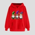 thumbnail image 2 of VBTAPA Mardi Gras Hoodie Women Funny Carnival Themed Mask Graphic Sweatshirts Orleans Festival Hoodies Trendy Casual Long Sleeve Hooded Pullover Top Red L, 2 of 4