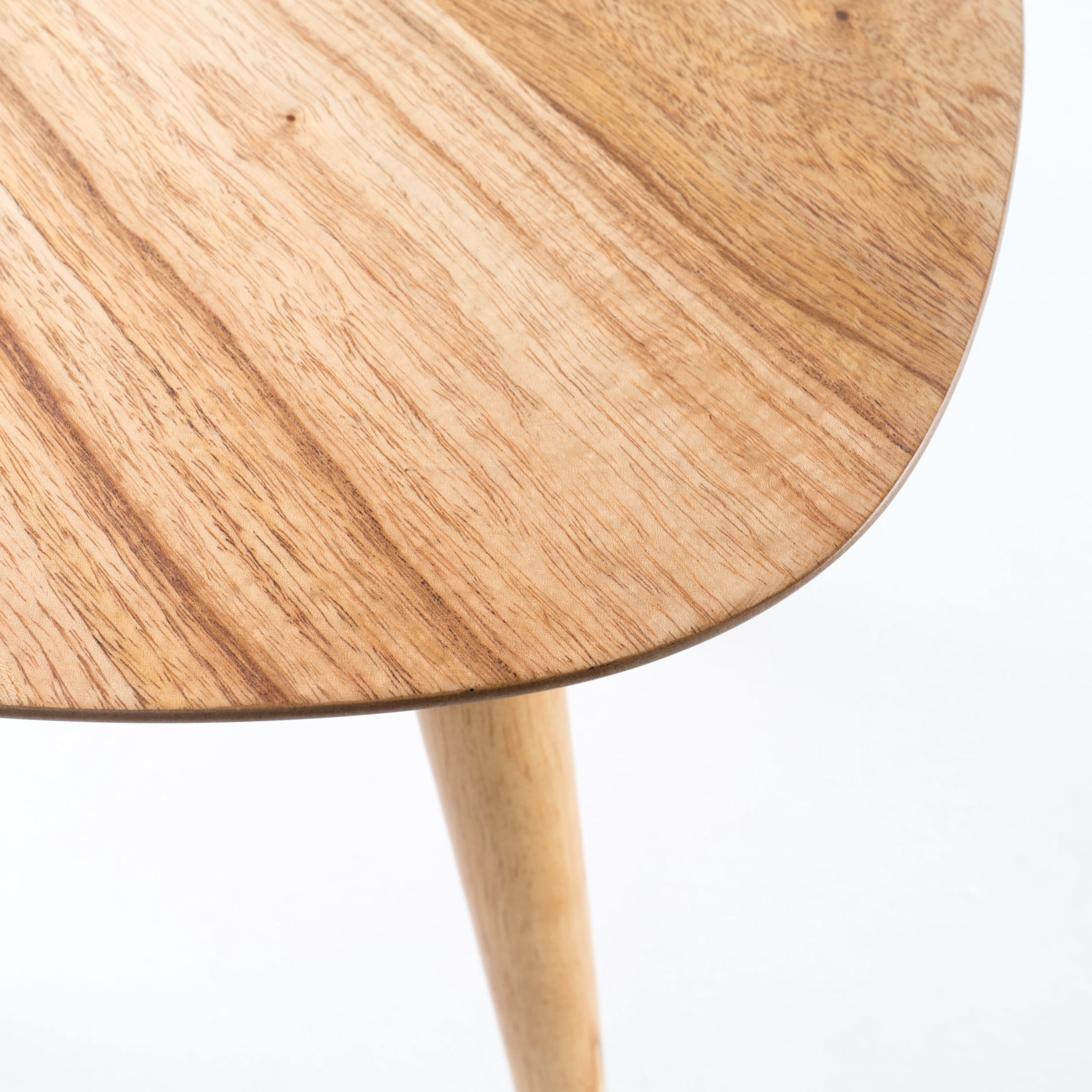 Arlana Faux Wood and Rubberwood End Table, Natural