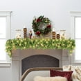 thumbnail image 4 of Prelit Christmas Garland with Lights 5.9ft, Artificial Norfolk Pine Greenery for Mantle, Stairs Railing, Fireplace, Indoor Outdoor Xmas Decor, Battery Operated (Battery Not Included), 4 of 5