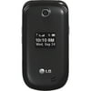 Total Wireless LG 237C 0.256GB Prepaid Smartphone, Black