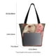 thumbnail image 3 of Fotbe Haired White Horse Bolsa de Playa con Estampado, Bolsa de Hombro, Bolsa de Mano Espaciosa, Bolsa de Viaje Ligera, Bolsa de Compras Versátil, 3 of 6