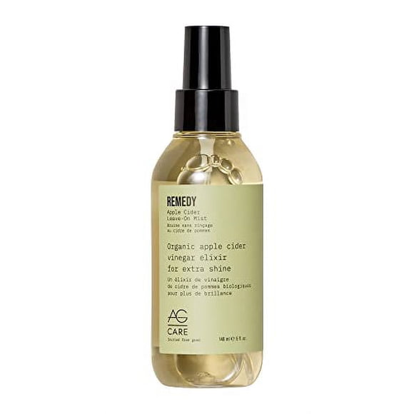 AG Care Remedy Apple Cider Vinegar Hair Shine Spray with Argan Oil - pH Balance Hair Detangler Spray for Soft, Manageable Hair, 5 Fl Oz Bottle