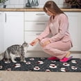 thumbnail image 3 of Black Christmas Snowman Pattern Kitchen Rugs Sets Of 2,Anti Fatigue Kitchen Mat Rugs Non Slip Washable,Decorative Kitchen Floor Mats for Kitchen,Sink,Laundry,17"x30"+17"x47", 3 of 7