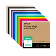 thumbnail image 1 of Vinyle économique Cricut™, collection Rainbow (25 unités), 1 of 8