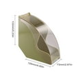 thumbnail image 3 of BUYISI Hand Drip Coffee Filter Paper Holder Storage Rack With Acrylic Cover Dispenser For Home Kitchen Utensils Green, 3 of 6