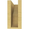 thumbnail image 4 of 4"W x 8"D x 8"H Classic Greensboro Rough Cedar Woodgrain TimberThane Corbel, Primed Tan, 4 of 6