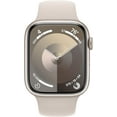 thumbnail image 2 of Restored Apple Watch Series 9 (GPS + Cellular) 45mm Starlight Aluminum Case with Starlight Sport Band with Blood Oxygen - S/M - Starlight Good, 2 of 5