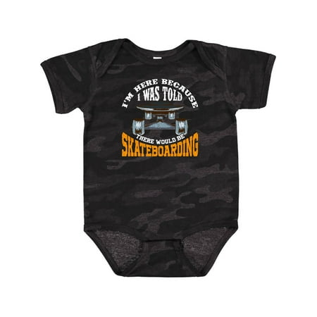 

Inktastic Skateboarding Funny Skater Gift Gift Baby Boy or Baby Girl Bodysuit