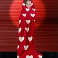 thumbnail image 1 of EGNMCR Couverture Jetée, Couverture Jetée pour Canapé Couverture en Flanelle de la Saint-Valentin Jetée Cœurs d'Amour Rouges Douce Duveteuse Plus H Couvertures en Molleton Confortables pour Canapé Sofa Lit Détente Cadeaux Idéaux pour Enfants Couverture en Flanelle, 1 of 6