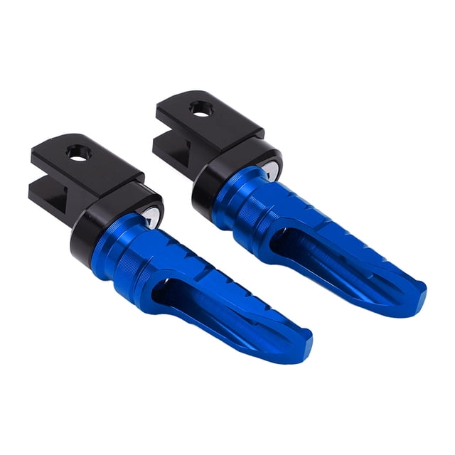 Par de clavijas de pedal delantero de motocicleta CNC de aleación de aluminio de repuesto para Street Triple 765/R/S/RS 2017-2021