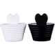 thumbnail image 1 of Tapón de bañera Universal para tapón de drenaje de ducha y Jacuzzi, tapón de fregadero de silicona para cocina (negro + blanco), 1 of 7