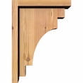 thumbnail image 3 of 7 1/2"W x 10"D x 14"H Mediterranean Smooth Corbel w/Backplate, Western Red Cedar, 3 of 9