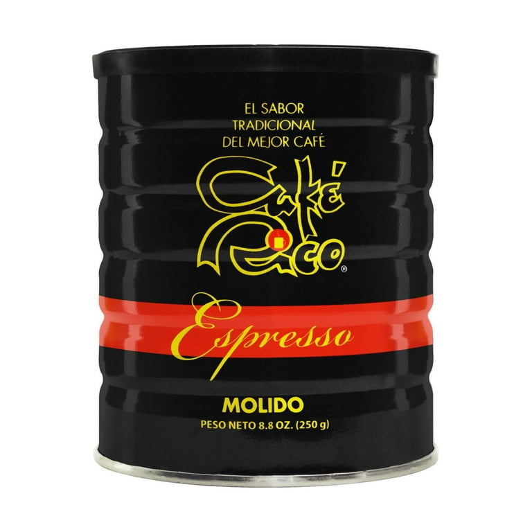 4 pack) Cafe Rico Medium-Dark Roast Espresso 8.8 oz Ground Coffee