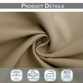 thumbnail image 4 of BTTO Outdoor Curtains for Patio Waterproof, Insulated Heat Light Blocking Drapes, Fade Resistant Thick Curtain for Balcony Lawn Garden, 1 Panel, 4 of 8