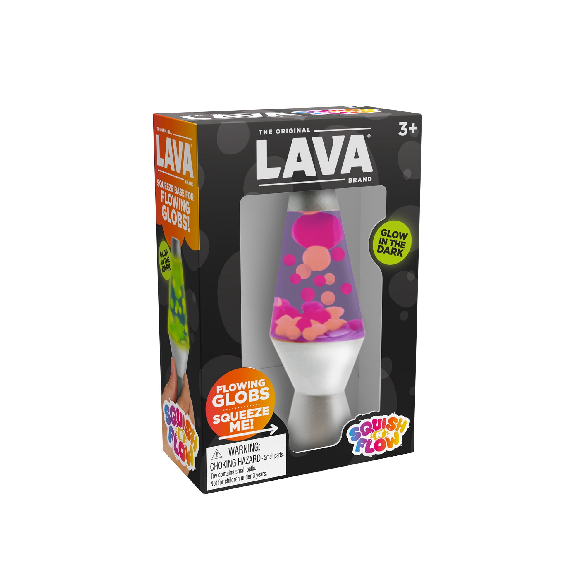 The Original LAVA Brand Squish N' Flow LAVA Lamp Squeeze Toy (Glow-in-the-Dark)(1ct)