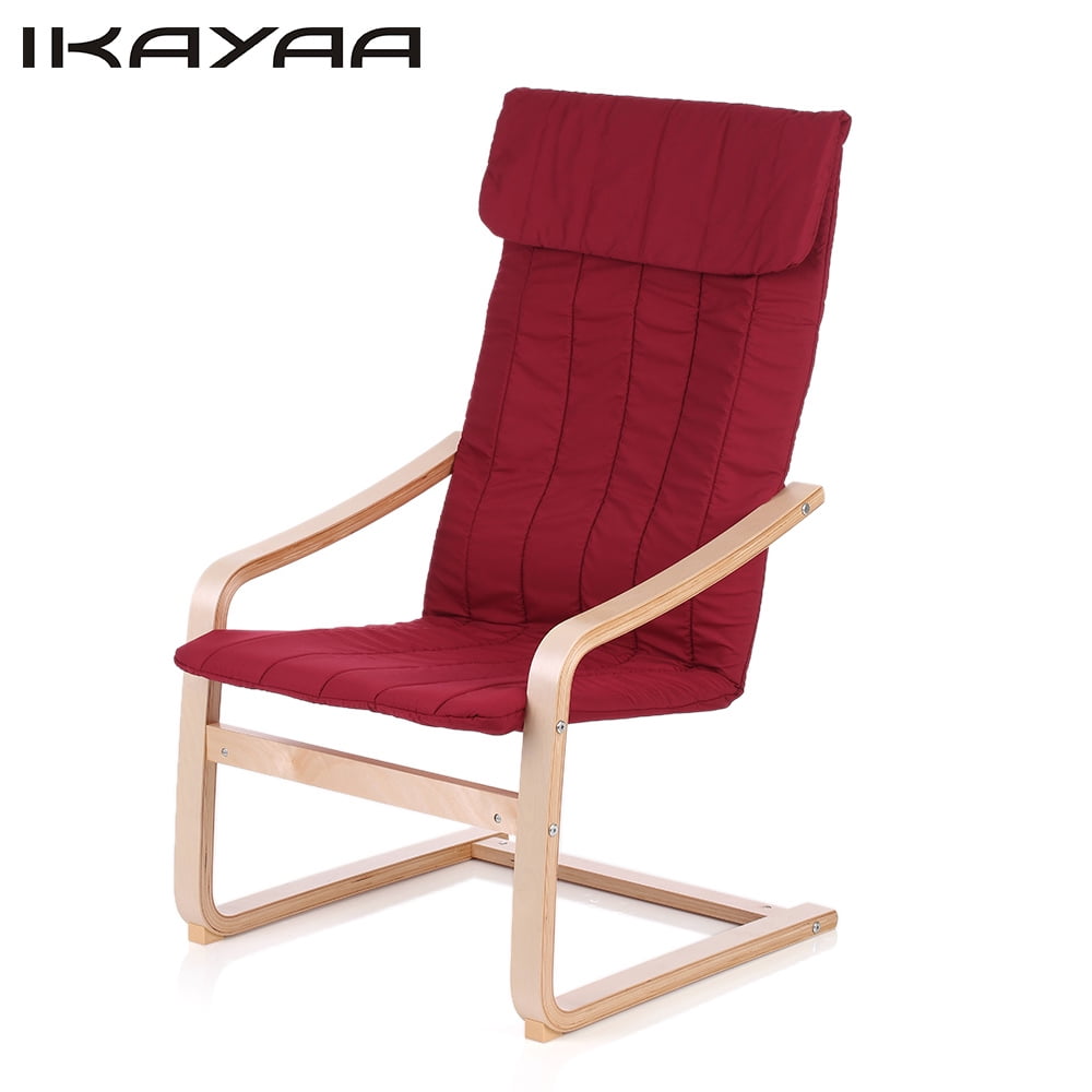 iKayaa Contemporary Wooden Reclining Bentwood Chair Solid Birch Wood