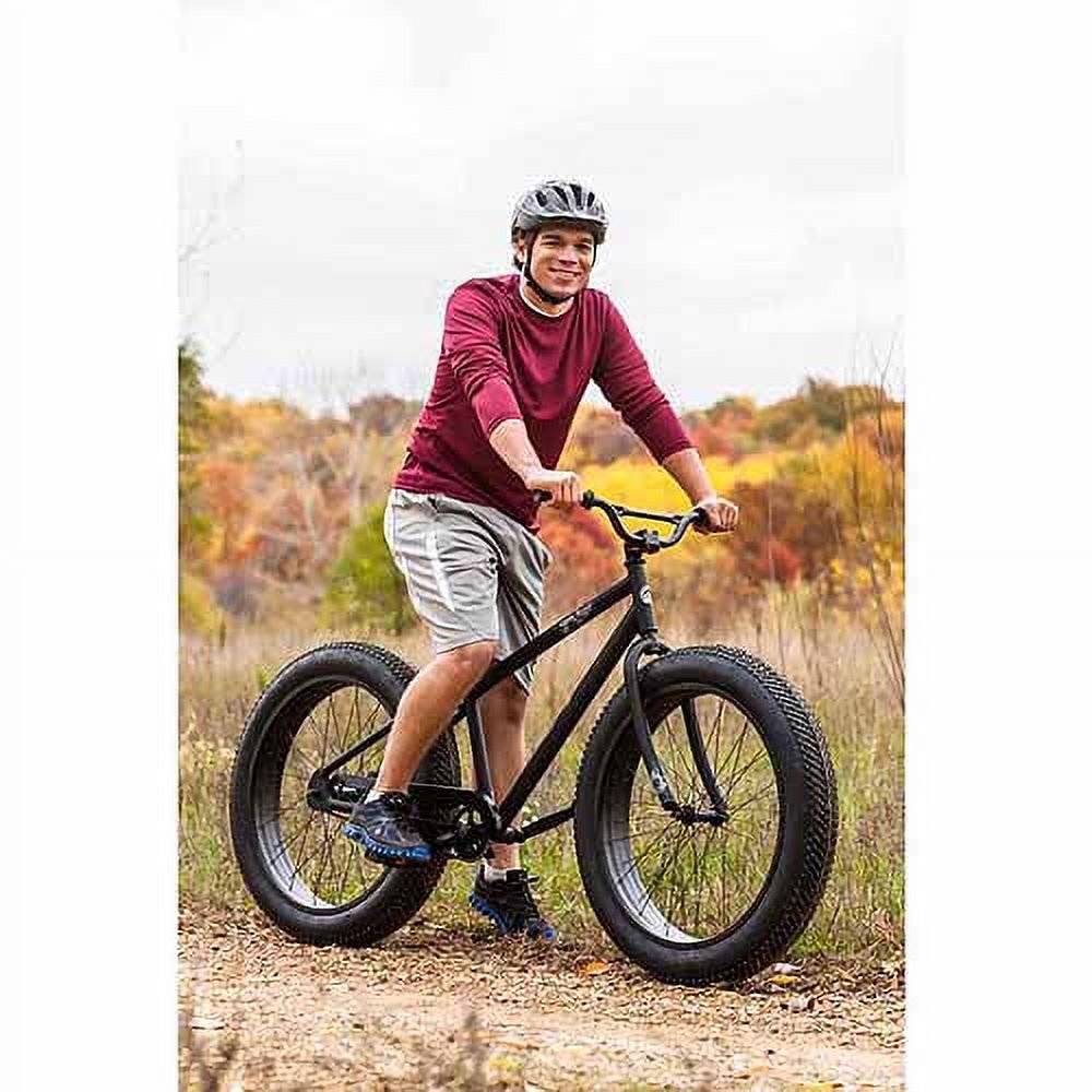 26" Mongoose Beast Men's All-Terrain Fat Tire Mountain, Red - image 4 of 5