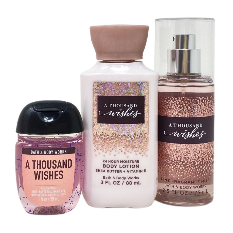 【A Thousand Wishes】Bath&bodyworks 3本セット Bath and Body Works A Thousand Wishes 3 Pack 24 Hour