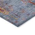 thumbnail image 6 of Dalyn Rugs Machine Washable Indoor/Outdoor Chantille Blue 2'3" x 7'6" Runner Rug, 6 of 7