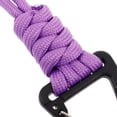 thumbnail image 4 of 2 llaveros de paracord con mosquetón, llavero de supervivencia, hebilla triangular, para acampar al aire libre, senderismo, mochila y portabotellas, 4 of 7