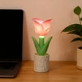 thumbnail image 6 of Oioii 5.31x2.09in Preserved Florals Night Light - Mini Ambient Lamp, Perfect Valentine's Day Festive Decor & Home Accent for Romantic Atmosphere, A, 6 of 7