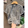 thumbnail image 2 of Camisetas estampadas con gráficos de rock para hombre, camisetas de motociclista Katoen para hombre, camisetas bordadas Harajuku de manga corta Kpop Trendyol, 2 of 5