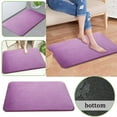 thumbnail image 2 of Bath Rugs, Plush Thick And Soft Cut Pile Bathroom Mats Super Absorbent Quick Drying, Machine Washable Bathroom Decor, Rubber Backed Bathroom Mats for Bathroom Floor Home, Kitchen, Hotel, 31x19IN, 2 of 6