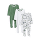 thumbnail image 1 of Ropa Mameluco Bebe 3 Meses Set 3pz Verde Oliva/blanco, 1 of 1