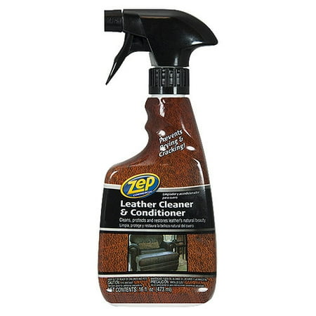 Zep Leather Cleaner & Conditioner, 16 Oz.