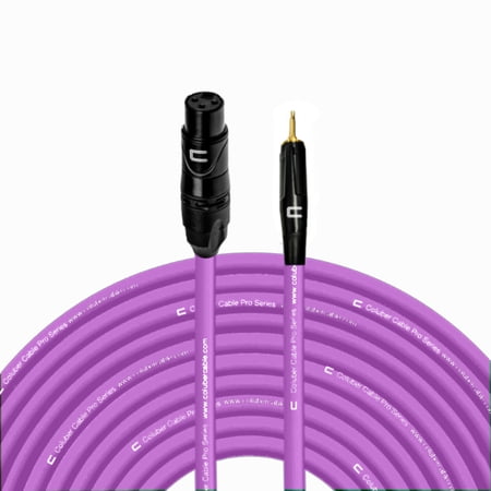 Coluber Cable Unbalanced XLR Female Cable to 3.5 TS Male - 3-Pin Connector