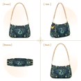 thumbnail image 7 of FORMRS Womens Shoulder Bag with Chain Strap Clutch Purse Cute Tote Handbag, Green Dragon Flowers, 7 of 7