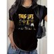 thumbnail image 1 of Directional Vintage Casual Printed T-Shirt for Women, 1 of 6
