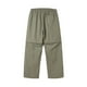 thumbnail image 4 of Pantalones largos de nailon para hombre, con cremallera, para escalada, secado rápido, informales, con botones y bolsillos laterales., 4 of 8