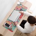 thumbnail image 3 of Long Mouse Pads for Desk,Pioneer Flower Floral Print Pattern Desk Mats on Top Of Desks, Desk Mouse Pad Extra Large with 3mm Non-Slip Base and Stitched Edge for Gaming,Office,Work,Home 31.5"x11.8", 3 of 6