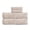 Lamb's Wool, variant on Trident Eco Twist Bamboo Towel Set for Bathroom, 4 Piece, 600 GSM, Hotel-Inspired Luxury Softness, Cotton & Viscose from Bamboo Blend, Low Lint Towels for Family Bathrooms, Sea Blue